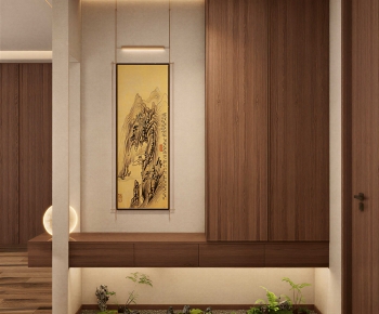 New Chinese Style Hallway-ID:237644911
