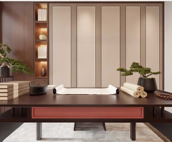 New Chinese Style Desk-ID:118906977