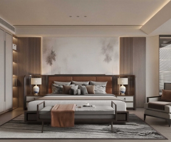 New Chinese Style Bedroom-ID:482669123