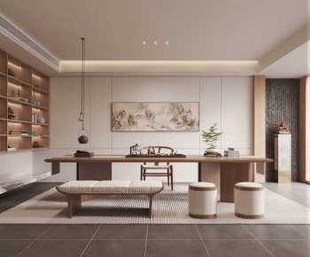 New Chinese Style Tea House-ID:608954911