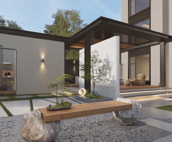 Modern Courtyard/landscape-ID:913310152