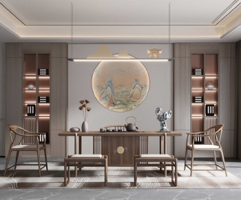 New Chinese Style Tea House-ID:464817053