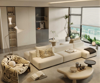 Modern A Living Room-ID:966322909