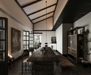 New Chinese Style Teahouse Tea House-ID:244193081