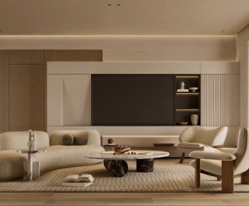 Modern A Living Room-ID:917655941