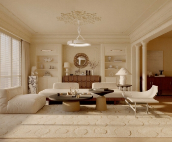 Modern A Living Room-ID:597435009