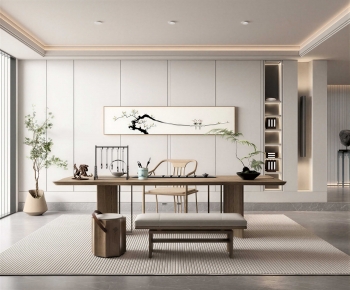 New Chinese Style Tea House-ID:606415995