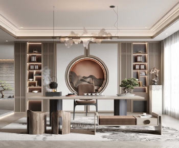 New Chinese Style Tea House-ID:962261921