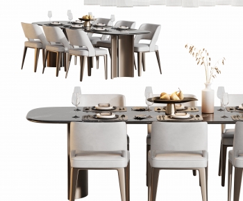 Modern Dining Table And Chairs-ID:380645995