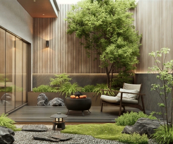 Japanese Style Courtyard/landscape-ID:784120084