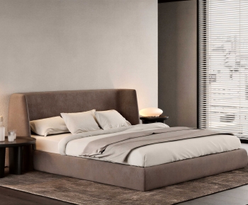 Modern Double Bed-ID:676656961