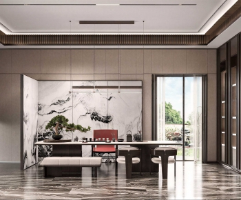 New Chinese Style Tea House-ID:813489039