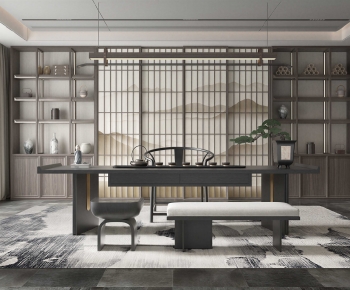 New Chinese Style Tea House-ID:349566946