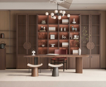 New Chinese Style Tea House-ID:910396103