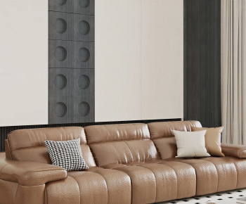 Modern Three-seat Sofa-ID:747971063