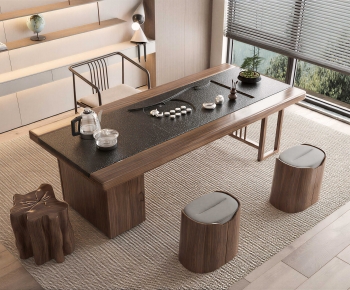 New Chinese Style Tea Tables And Chairs-ID:694959295