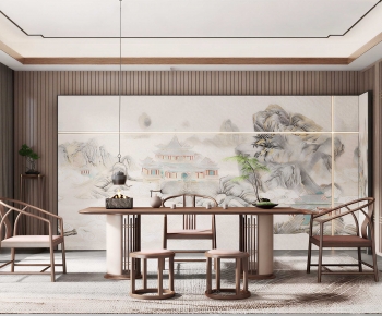 New Chinese Style Tea House-ID:860188962