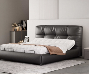 Modern Double Bed-ID:199501044