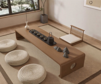 Japanese Style Tea Tables And Chairs-ID:820377116