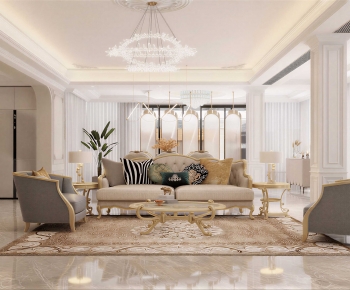 European Style A Living Room-ID:633039003