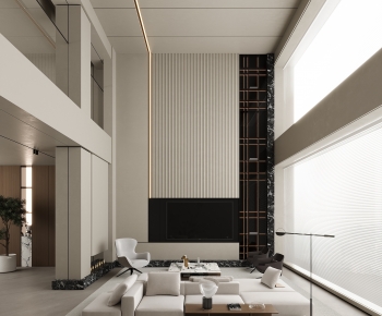 Modern A Living Room-ID:603602899