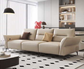 Modern Three-seat Sofa-ID:968831062