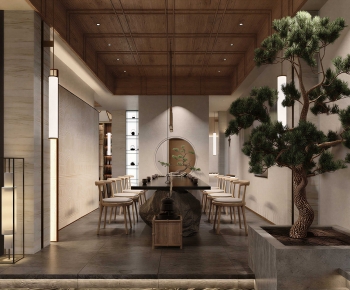 New Chinese Style Tea House-ID:862463005