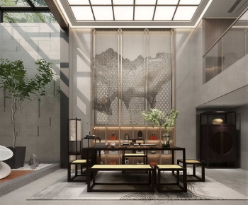 New Chinese Style Tea House-ID:973448995