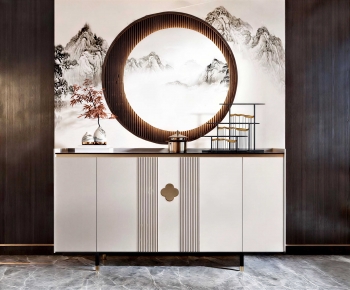 New Chinese Style Entrance Cabinet-ID:165663004