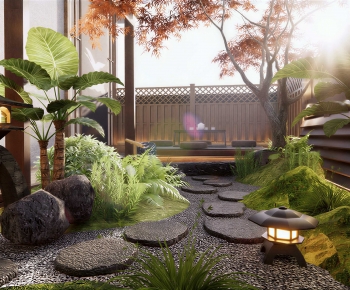 Japanese Style Courtyard/landscape-ID:649647952