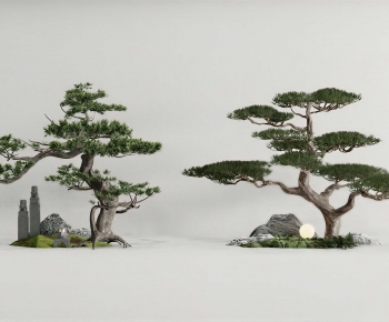 New Chinese Style Plant Landscaping-ID:105453972