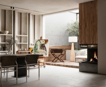 Modern A Living Room-ID:429019937