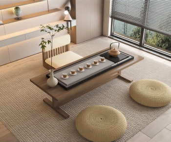 Japanese Style Tea Tables And Chairs-ID:965078129