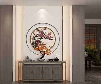 New Chinese Style Hallway-ID:512242084