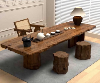 New Chinese Style Tea Tables And Chairs-ID:871287112