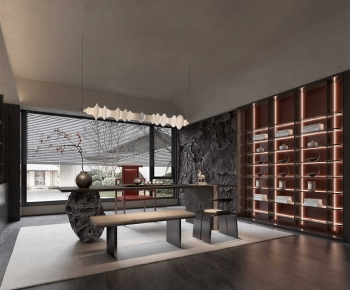 New Chinese Style Tea House-ID:134535074