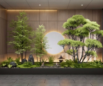 New Chinese Style Plant Landscaping-ID:444740064