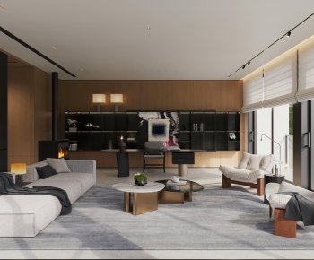 Modern A Living Room-ID:634165051