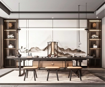 New Chinese Style Tea House-ID:596436026