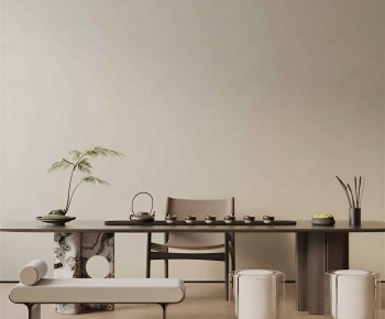 New Chinese Style Tea Tables And Chairs-ID:744604112