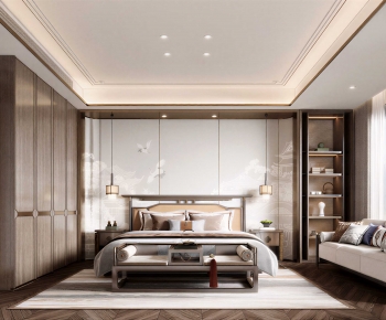 New Chinese Style Bedroom-ID:779894117