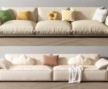 Modern Three-seat Sofa-ID:263159385