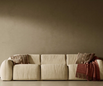 Modern Three-seat Sofa-ID:342099753