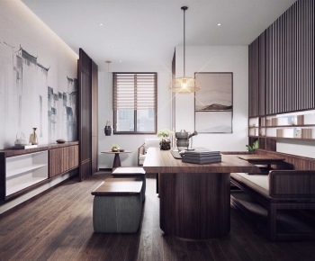 New Chinese Style Tea House-ID:194224127