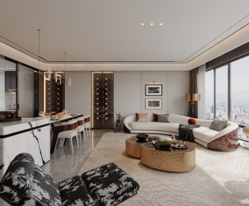 Modern A Living Room-ID:345060113