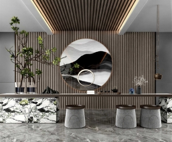 New Chinese Style Tea House-ID:938653952