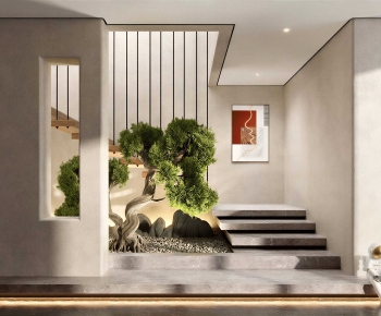 New Chinese Style Stairwell-ID:591006048