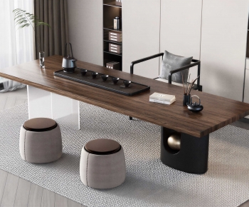 New Chinese Style Tea Tables And Chairs-ID:520778898