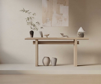 Wabi-sabi Style Console-ID:484663962