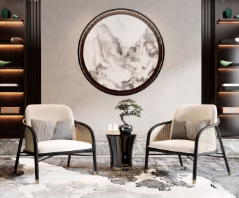 New Chinese Style Lounge Chair-ID:322767029